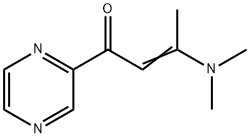 3-(二甲氨基)-1-(2-吡嗪基)-2-丁烯-1-酮 结构式