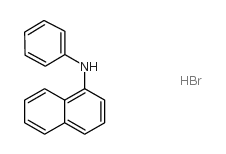 N-苯基-1-萘胺氢溴酸盐 结构式