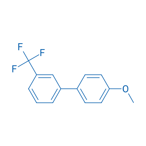 4'-Methoxy-3-(trifluoromethyl)-1,1'-biphenyl 结构式