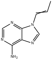 (E)-9-(丙-1-烯基)-9H-嘌呤-6-胺 结构式
