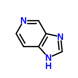 1H-咪唑并[4,5-C]吡啶 结构式