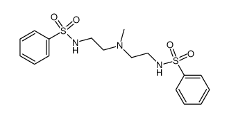 Benzenesulfonamide, N,N'-[(methylimino)di-2,1-ethanediyl]bis- (9CI) 结构式