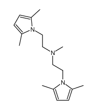 1H-吡咯-1-乙胺,N-[2-(2,5-二甲基-1H-吡咯-1-基)乙基]-N,2,5-三甲基- 结构式
