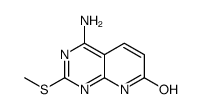 4-氨基-2-(甲硫基)吡啶并[2,3-d]嘧啶-7(8H)-酮 结构式