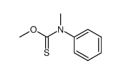 Carbamothioic acid, N-methyl-N-phenyl-, O-methyl ester 结构式