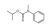 Carbamothioic acid, N-methyl-N-phenyl-, O-(1-methylethyl) ester 结构式