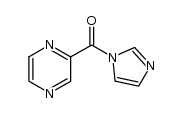 1H-咪唑-1-基-2-吡嗪基甲酮 结构式