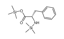 N-(三甲基硅基)-L-苯丙氨酸三甲基硅基酯 结构式