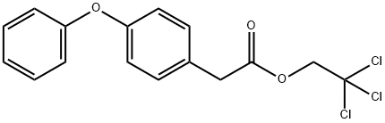 4-苯氧基苯乙酸 2,2,2-三氯乙酯 结构式