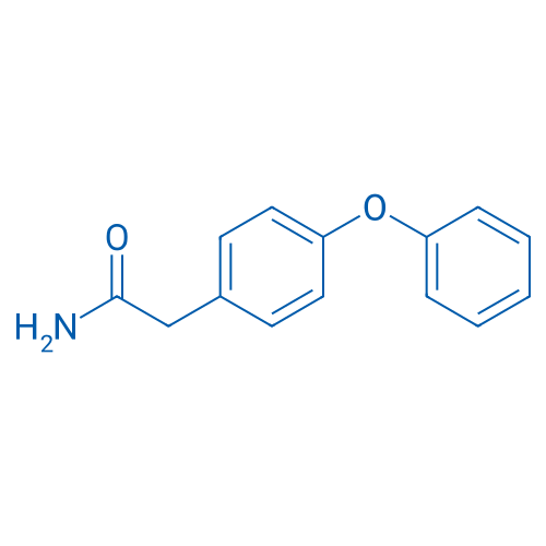 4-苯氧基苯乙酰胺 结构式