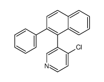 4-氯-3-(2-苯基萘-1-基)吡啶 结构式