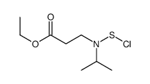 N-异丙基-N-氯化硫-β-丙氨酸乙酯 结构式