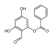 2-(苯甲酰氧基)-4,6-二羟基苯甲醛 结构式