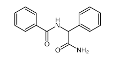 α-苯甲酰氨基苯乙酰胺 结构式