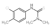 Thiourea, N'-(3-chloro-4-methylphenyl)-N,N-dimethyl- 结构式