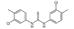 N,N'-双(3-氯-4-甲基苯基)硫脲 结构式