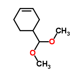 4-(二甲氧基甲基)-1-环己烯 结构式