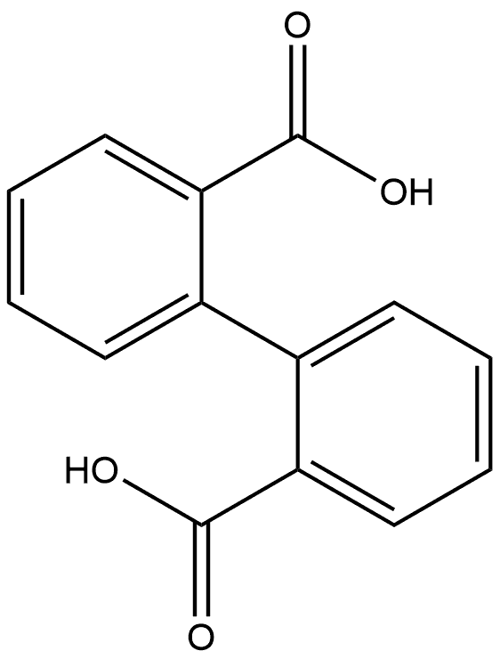 联苯-2,2'-二羧酸 结构式