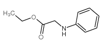 N-苯基氨基乙酸乙基醚 结构式