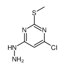 4-氯-6-肼基-2-(甲基硫代)嘧啶 结构式