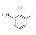 间氯苯胺盐酸盐 结构式