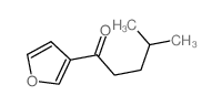 1-(呋喃-3-基)-4-甲基戊-1-酮 结构式