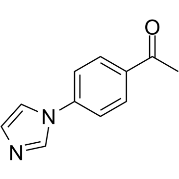4-咪唑乙酰苯酮 结构式