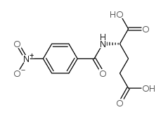 N-对硝基苯甲酰谷氨酸 结构式