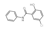 5-氯水杨酰苯胺 结构式