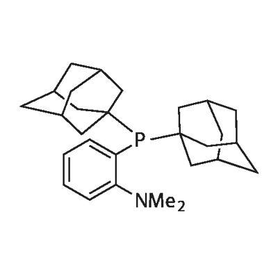 2-(二-1-金刚烷膦)二甲基氨基苯 结构式