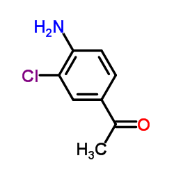 1-(4-氨基-3-氯苯基)-乙酮 结构式