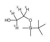 2-叔丁基二甲基硅氧基乙醇-d4 结构式