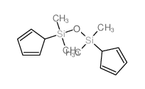 1,3-二-2,4-环戊二烯-1-基-1,1,3,3-四甲基二硅氧烷 结构式