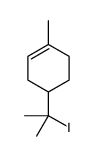 1-甲基-4-(1-碘-1-甲基乙基)环己烯 结构式