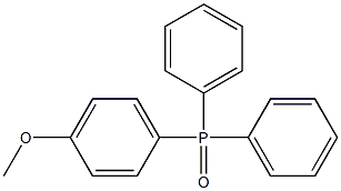 (对-茴香基)二苯基氧化膦 结构式