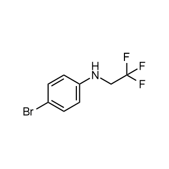 4-溴-N-(2,2,2-三氟乙基)苯胺 结构式