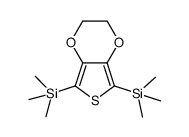 2,3-二氢-5,7-双(三甲基硅基)噻吩并[3,4-b]-1,4-二氧六环 结构式