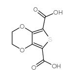 3,4-乙撑二氧基噻吩-2,5-二羧酸 结构式