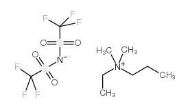 乙基二甲基丙基铵双(三氟甲基磺酰)亚胺 结构式