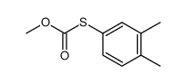 Carbonothioic acid, S-(3,4-dimethylphenyl) O-methyl ester 结构式