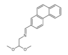 2,2-二甲氧基-N-(2-菲亚甲基)乙胺 结构式