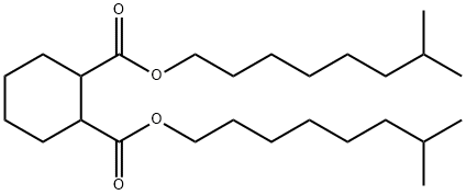 1,2-环己二甲酸二(7-甲基辛基)酯 结构式