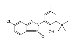 Phenol, 2-(5-chloro-1-oxido-2H-benzotriazol-2-yl)-6-(1,1-dimethylethyl)-4-methyl- 结构式