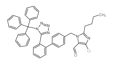 N-三苯甲基氯沙坦甲醛 结构式