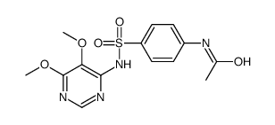 N4-乙酰磺胺 结构式