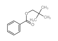 苯甲酸新戊酯 结构式