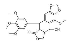 5-methoxypodophyllotoxin 结构式