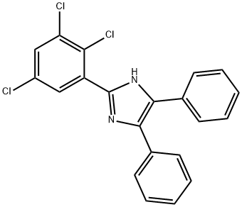 1H-Imidazole, 4,5-diphenyl-2-(2,3,5-trichlorophenyl)- 结构式