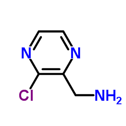 3-氯吡嗪-2甲胺 结构式