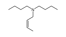 2-Buten-1-amine, N,N-dibutyl-, (2Z)- 结构式